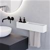 Viverso AGA Design U set accessori bagno per lavabo, AGA-WT60-WM, AGA Design U bianco opaco [Accessori Bagno > Set di accessori da bagno]