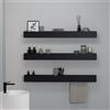 Viverso AGA Design U set accessori bagno per lavabo, AGA-WT140-3-BM, AGA Design U nero opaco [Accessori Bagno > Set di accessori da bagno]