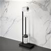 Viverso x match piantana per toilette, VU3100MB, x match [Accessori Bagno > Set Portascopino]