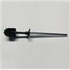 Viverso x match testa dello scopino misura L nero con manico lungo, squadrato, VU9710CR, x match cromo/nero [Accessori Bagno > Accessori per Accessori Bagno]