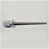 Viverso x Match testa dello scopino misura S bianco, manico lungo, rotondo, VU9730BN, x match nichel spazzolato/bianco [Accessori Bagno > Accessori per Accessori Bagno]