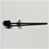 Viverso x match testa dello scopino misura L nero con manico lungo, rotondo, VU9711MB, x match nero opaco [Accessori Bagno > Accessori per Accessori Bagno]