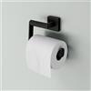Viverso x cube porta rotolo, aperto, mobile, VC2101MB, x cube nero opaco [Accessori Bagno > Porta Rotolo]