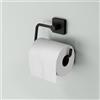 Viverso x cube porta rotolo, aperto, mobile, VC2100MB, x cube nero opaco [Accessori Bagno > Porta Rotolo]