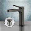 Mariner Kobra rubinetto lavabo, KOB0053-GM+PR2300BB, Kobra antracite spazzolato [Rubinetteria Bagno > Rubinetteria Lavabo]