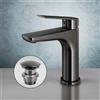 Mariner Tao rubinetto lavabo, TAO0053-GM+PR2300BB, Tao antracite spazzolato [Rubinetteria Bagno > Rubinetteria Lavabo]