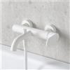 Fortis Lica rubinetto vasca monocomando, esterno, 18111MW, Lica bianco opaco [Rubinetteria Bagno > Rubinetteria Vasca]