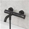 Fortis Lica Sense rubinetto vasca monocomando, esterno, 1L111BB, Lica Sense nero spazzolato [Rubinetteria Bagno > Rubinetteria Vasca]