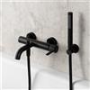 Fortis Bria rubinetto vasca monocomando, esterno, T311100BB, Bria nero spazzolato [Rubinetteria Bagno > Rubinetteria Vasca]