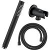 Fortis Wellness set doccetta in metallo, 15504MB#SET1, Universal nero opaco [Rubinetteria Bagno > Set Doccia]