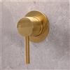Mariner Logica miscelatore monocomando per rubinetto lavabo, per corpo incasso smart, LOG1111-OB, Logica oro spazzolato [Rubinetteria Bagno > Ricambi Rubinetteria Bagno]