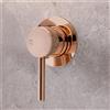 Mariner Logica miscelatore monocomando per rubinetto lavabo, per corpo incasso smart, LOG1111-RG, Logica oro rosa [Rubinetteria Bagno > Ricambi Rubinetteria Bagno]