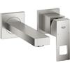Grohe Eurocube rubinetto lavabo a parete, 19895DC0, Eurocube supersteel [Rubinetteria Bagno > Rubinetteria Lavabo]