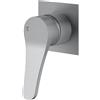 Mariner Kobra miscelatore monocomando per rubinetto lavabo, per corpo incasso smart, KOB1111-CS, Kobra cromo spazzolato [Rubinetteria Bagno > Ricambi Rubinetteria Bagno]