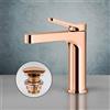 Mariner Kobra rubinetto lavabo, KOB0053-RG+PR2300RG, Kobra oro rosa [Rubinetteria Bagno > Rubinetteria Lavabo]