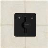 hansgrohe DuoTurn E miscelatore monocomando, per vasca e doccia, 75414670, DuoTurn Q nero opaco [Rubinetteria Bagno > Rubinetteria Doccia]