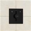 hansgrohe DuoTurn E miscelatore monocomando, per vasca e doccia, 75417670, DuoTurn E nero opaco [Rubinetteria Bagno > Rubinetteria Doccia]