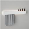 Viverso AGA Design U set accessori bagno per doccia, incl. illuminazione per impianto doccia, AGA-DW100LED-WM, AGA Design U bianco opaco [Accessori Bagno > Set di accessori da bagno]