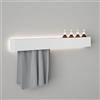Viverso AGA Design U set accessori bagno per doccia, incl. illuminazione per impianto doccia, AGA-DW100LED-WM#SET2, AGA Design U bianco opaco [Accessori Bagno > Set di accessori da bagno]