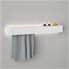 Viverso AGA Design U set accessori bagno per doccia, incl. illuminazione per impianto doccia, AGA-DW100LED-WM#SET4, AGA Design U bianco opaco [Accessori Bagno > Set di accessori da bagno]