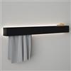 Viverso AGA Design U set accessori bagno per doccia, incl. illuminazione per impianto doccia, AGA-DW120LED-BM#SET2, AGA Design U nero opaco [Accessori Bagno > Set di accessori da bagno]