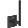 Grohe Start Cube porta rotolo di riserva, 409792430, Start Cube nero opaco [Accessori Bagno > Porta Rotolo]