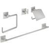 Grohe Start Cube set accessori bagno, 41115DC0, Start Cube supersteel [Accessori Bagno > Set di accessori da bagno]