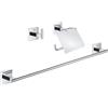 Grohe Start Cube set accessori bagno, 41124000, Start Cube cromo [Accessori Bagno > Set di accessori da bagno]