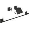 Grohe Start Cube set accessori bagno, 411242430, Start Cube nero opaco [Accessori Bagno > Set di accessori da bagno]
