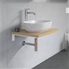 Duravit Plinero top con lavabo Luv, 0379500000+PL8201030300000+2#BN000001, Plinero; Luv [Mobili da Bagno > Top con Lavabo da Appoggio]