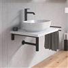 Duravit Plinero top con lavabo Luv, 0379500000+PL8201018180000+2#BN000002, Plinero; Luv [Mobili da Bagno > Top con Lavabo da Appoggio]