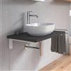 Duravit Plinero top con lavabo Luv, 0379500000+PL8202049490000+2#BN000001, Plinero; Luv [Mobili da Bagno > Top con Lavabo da Appoggio]