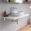 Duravit Plinero top con lavabo Luv, 0379500000+PL8203018180000+2#BN000001, Plinero; Luv [Mobili da Bagno > Top con Lavabo da Appoggio]