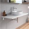 Duravit Plinero top con lavabo Luv, 0379500000+PL8204018180000+2#BN000001, Plinero; Luv [Mobili da Bagno > Top con Lavabo da Appoggio]