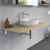 Duravit Plinero top con lavabo Luv, 0379500000+PL8204030300000+2#BN000001, Plinero; Luv [Mobili da Bagno > Top con Lavabo da Appoggio]
