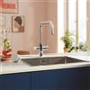 Grohe Blue Pure rubinetto da cucina, con sistema di filtraggio, orientabile, 30596000, Blue Pure cromo [Rubinetteria da Cucina > Rubinetti da Cucina con Trattamento dell'Acqua]