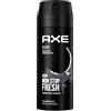 Axe Axe Bodyspray Black senza sali di alluminio, 150 ml