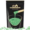 Lifestance 450 g di perle di cera con 10 spatole di legno per depilazione, cera di aloe verde, per ceretta brasiliana, corpo, gambe e braccia