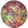 RugVista Davina, Tappeto, Moderni, Ø 200 cm, Rotonda, Pelo medio, Soggiorno, Sala da pranzo, Camera letto, Cucina, Lavabile solo a secco, Multicolore