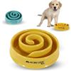 Mobiclinic® pets, Ciotola anti ingozzamento, Per cani, Antiscivolo, Forma a spirale, 19, 5x4, 6x20, 6 cm, Benessere digestivo, 500 ml, Facile da pulire, Resistente e durevole, Gatti, Animali domestici