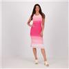 Isaac Mizrahi Live! Abito smanicato in cotone fantasia righe