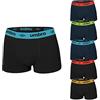 Umbro Pack 6 Paia Slip/Boxer Uomo Cotone Elasticizzato Art.717/718 (Pack 6 Paia Boxer Art.718-6 / XL)