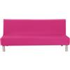Aisaving Copridivano per divano letto senza braccioli, in poliestere e spandex, elasticizzato, a 3 posti, pieghevole, per divano letto pieghevole senza braccioli, 203,2 x 127 cm