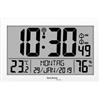 techno line Technoline WS 8016 - Orologio da parete digitale con indicatore di temperatura, in plastica, 225 x 143 x 24 mm, WS8016BIANCO