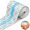 LETTERASHQP Benda Trasparente Impermeabile 10 cm x 10 m Cerotti Impermeabili Benda Pellicola Trasparente Impermeabile Pellicola Nastro Medico Trasparente Medicazione per Ferite, Sport, Bagno