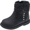 Chicco Stivaletto con zip laterale, Bambina e ragazza, Nero (3), 23, Designed in Italy