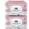 ARTSANA Chicco Salviette Neonato Con Clip Senza Alcool Pelli Sensibili 12 Confezioni da 72 Salviettine