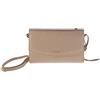 Kate Lee Bordeaux, NPERRYNE Perla Portafoglio Borsa Porta Carta Portato Spalla Due tracolle in Pelle e Catena Donna, Bianco-Blanc Perle, Taglia Unica