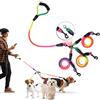 Hivexagon Guinzaglio per cani, 75 pollici Guinzaglio a Tre per Cani con Accoppiatore Staccabile Regolabile - Ideale per Escursioni e Passeggiate