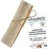 VITALIPETS Corno di Cervo aperto per Cani, Taglia M 5 a 10 Kg | Pulizia Denti Naturale, Masticazione Lunga Durata, Ricco di Calcio e Minerali, Alternativa agli Ossi Industriali, Antistress